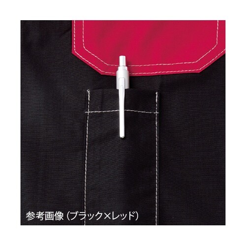 74100 空調服長袖ブルゾン黒×緑5L