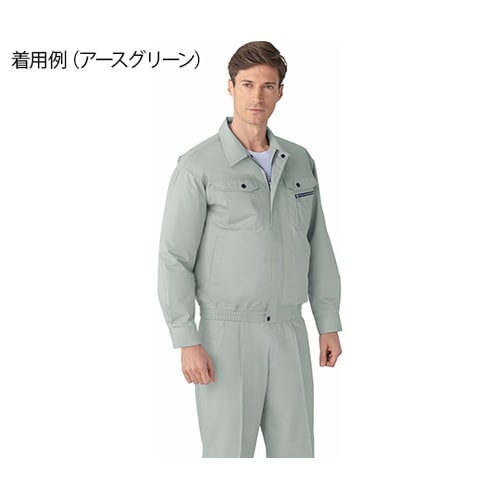 87040空調服長袖ブルゾンライト青5L
