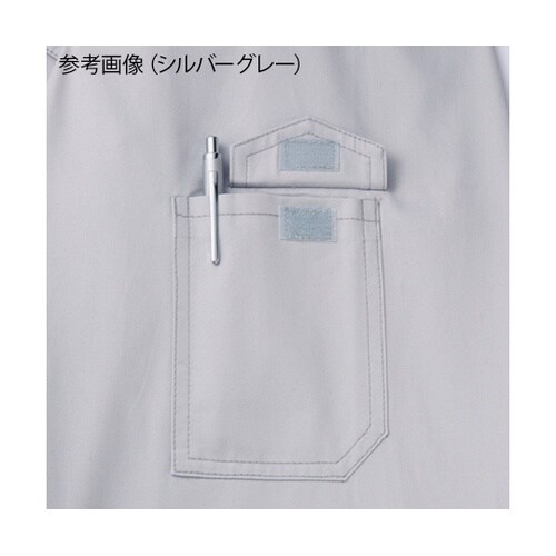 87050空調服長袖ブルゾン銀グレー4L