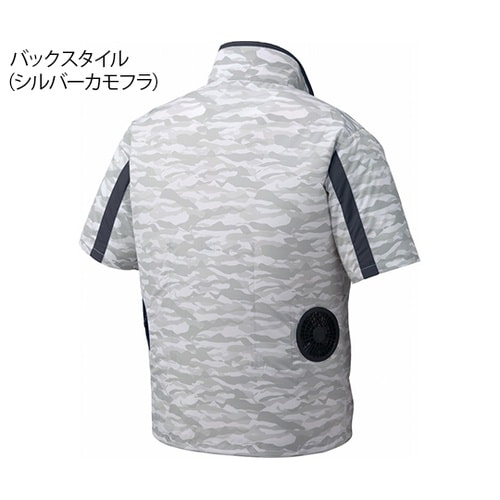 87070 半袖ジャケットチャコール灰S