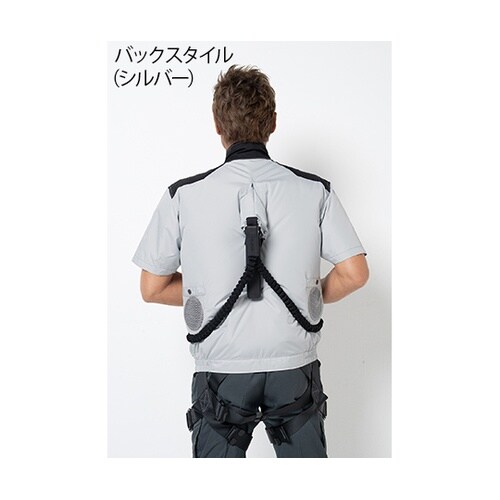 54090 空調服半袖ブルゾンキャメルM