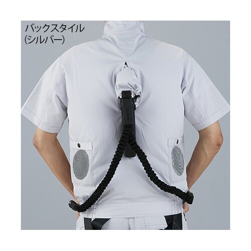 74130 空調服半袖ブルゾンシック黒S