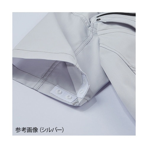 74130空調服半袖ブルゾンシック黒4L