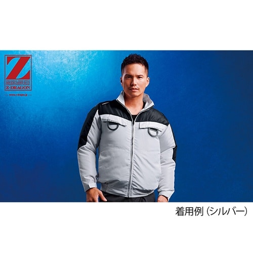 74140 空調服長袖ブルゾン 銀 EL