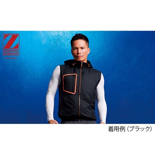 74180 空調服ベスト ブラック M