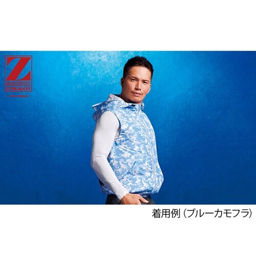 74190 空調服ベスト桃カモフラ 5L