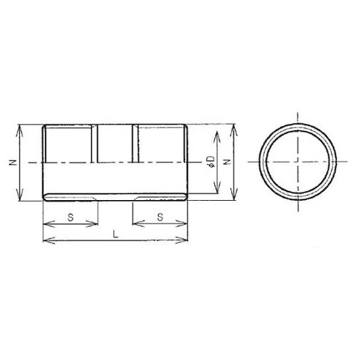 SNP− 16 耐圧防爆ショートニップル