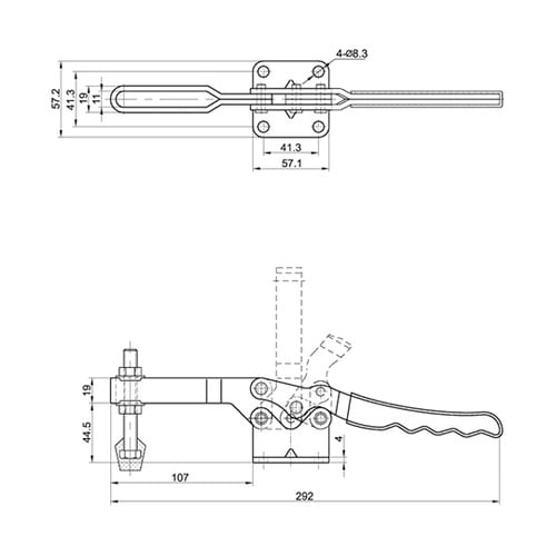 CH−20235 横型トグルクランプ