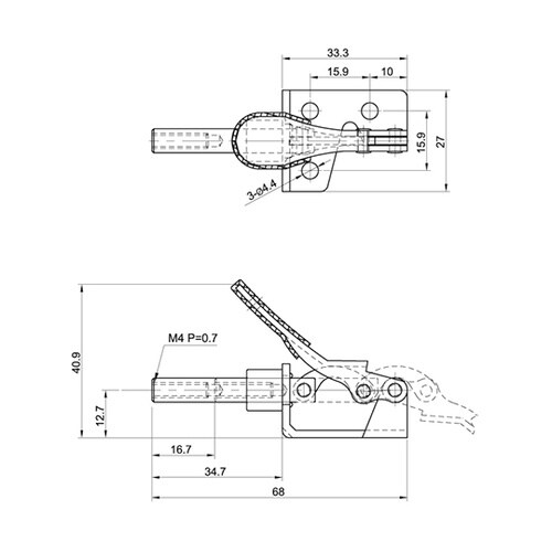 CH−301−AMSS トグルクランプ