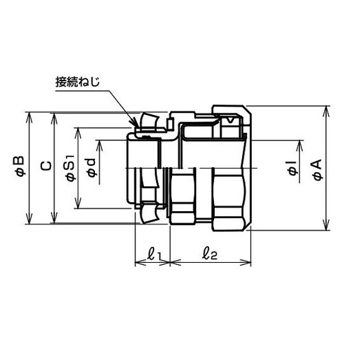 K2BC36 ケイフレックス用コネクタ