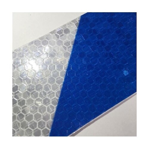 14358 高輝度反射テープ 青白