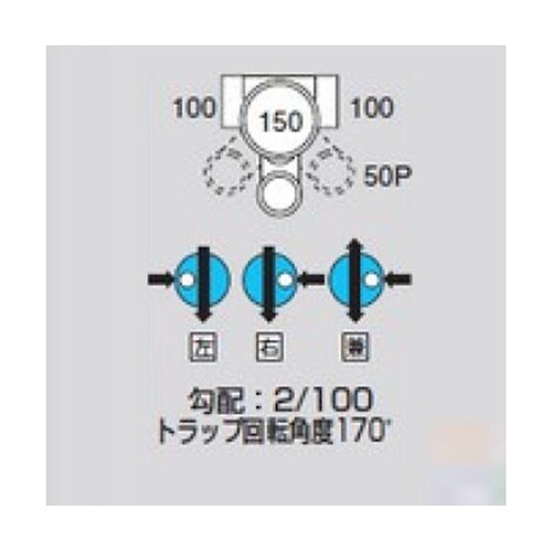 M−UT左100X50P−150ビニマス