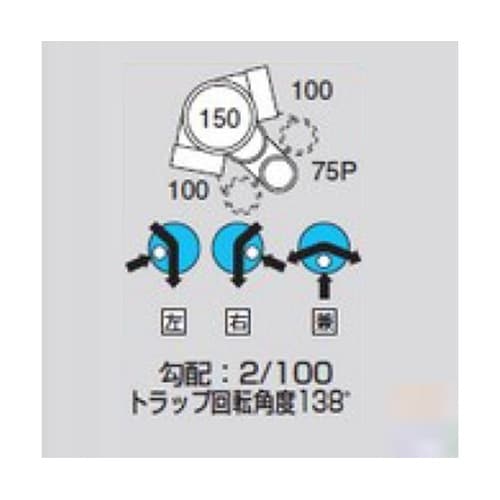 M−UT45L右100X75P−150