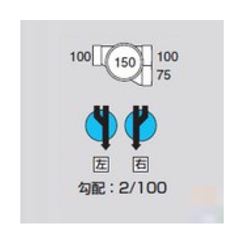 MX−H右100X75−150 ビニマス