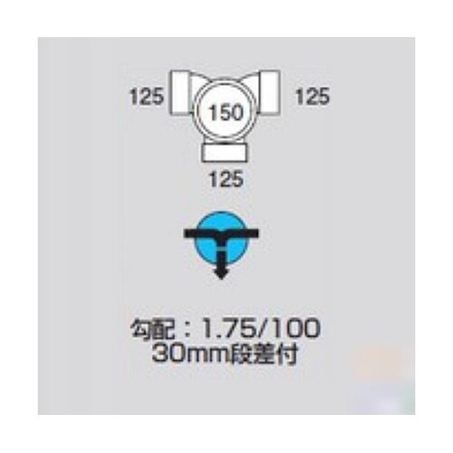 M−WLS125−150ビニマス左右合流