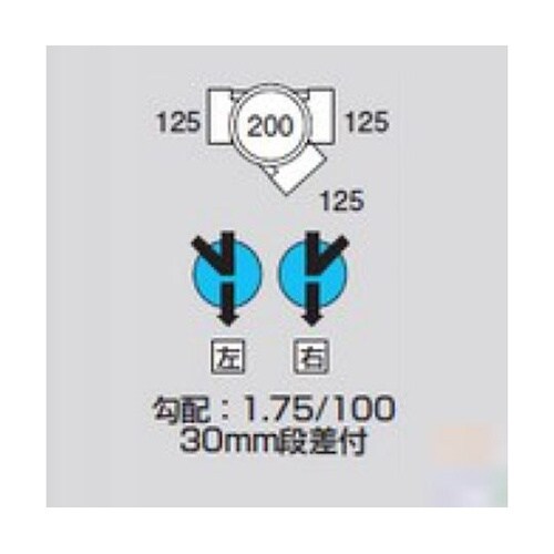M−45YS右125−200 ビニマス