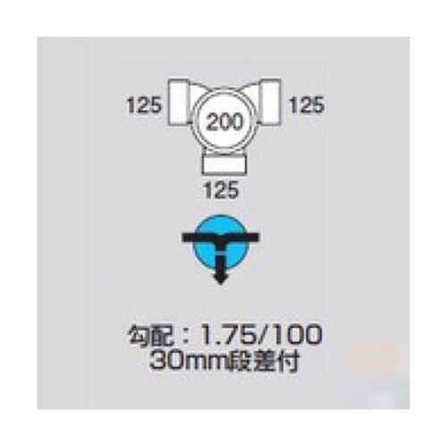 M−WLS125−200ビニマス左右合流