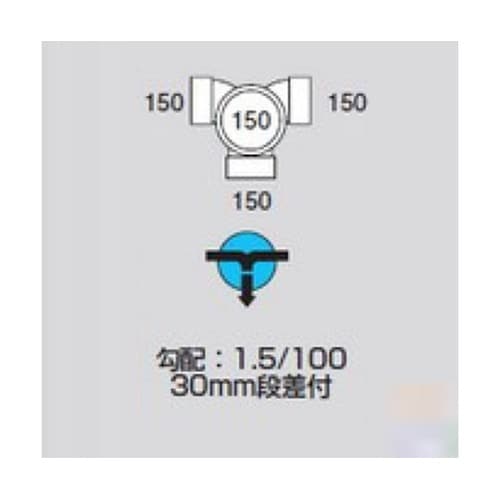 M−WLS150−150ビニマス左右合流