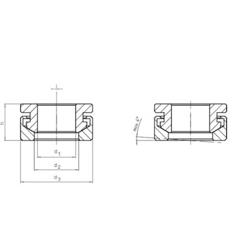 23050.0506 球面ワッシャー 鋼