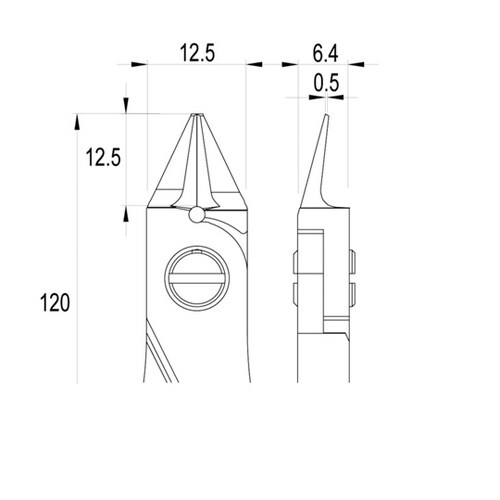 ES5550CRBGIT 精密ニッパ