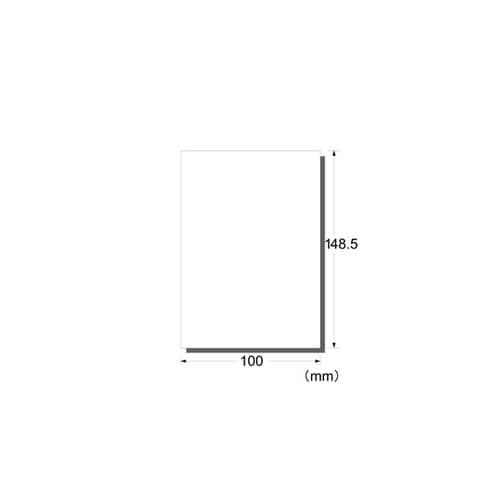 はがきサイズのプリンタラベル ノーカット