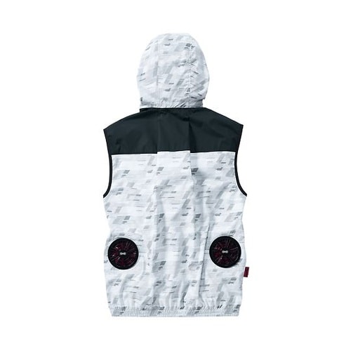 54130 空調服ベスト銀カモフラ LL