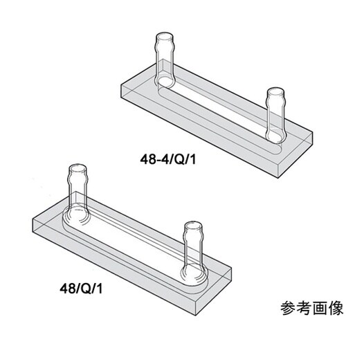 48/Q/0.1 短光路フロー石英セル