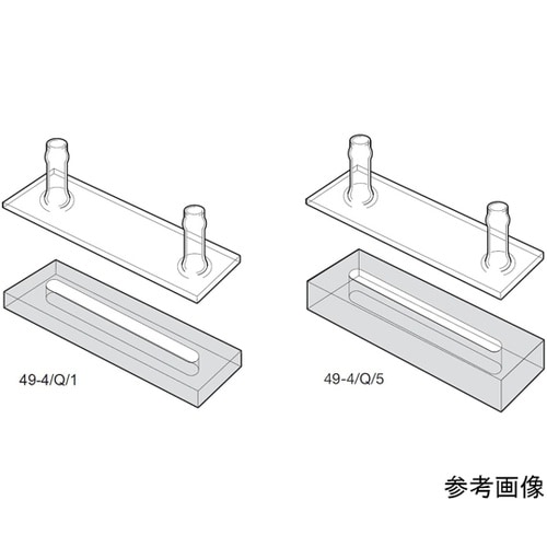 49/Q/0.1 短光路フロー石英セル
