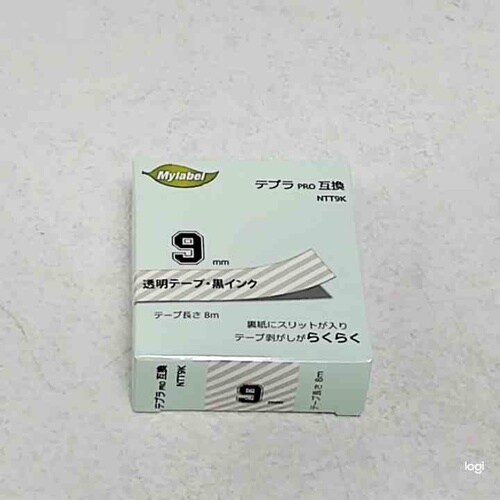 NTT9K(x1) 透明地ラベル 9mm