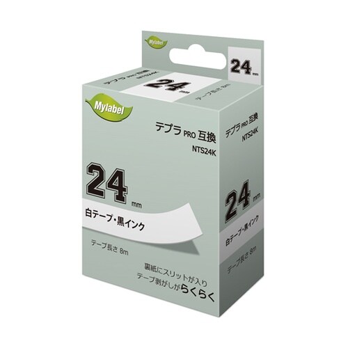NTS24K(x1) 白地ラベル24mm