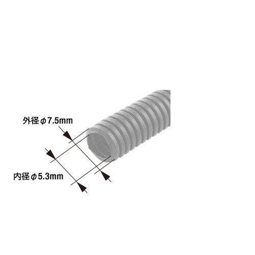 コルゲートチューブ Φ5mm 1本(10