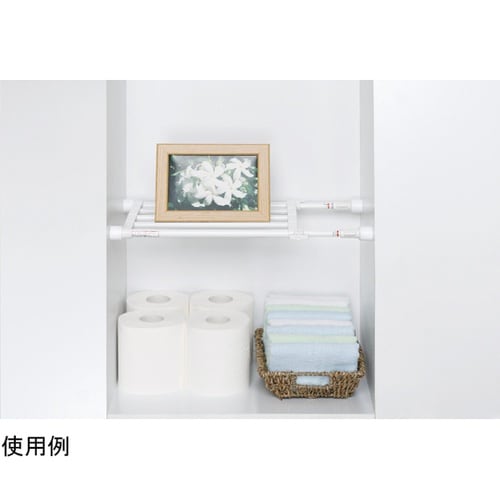 TS−35 突ぱり伸縮棚 白 超ミニ