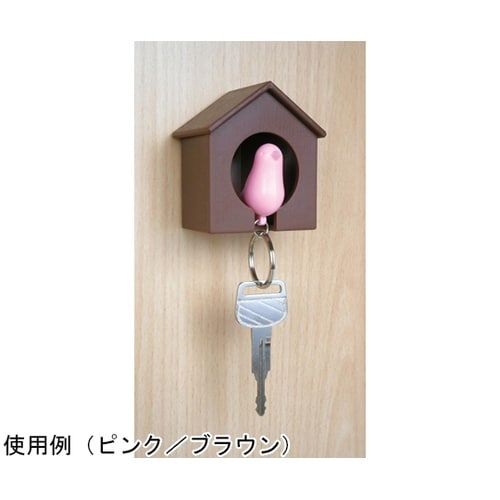 K10772 キーリング 黄×白