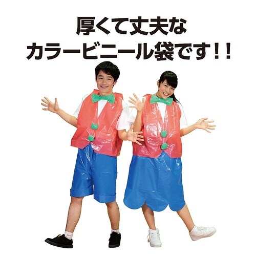 45589 黒 カラービニール袋10枚組