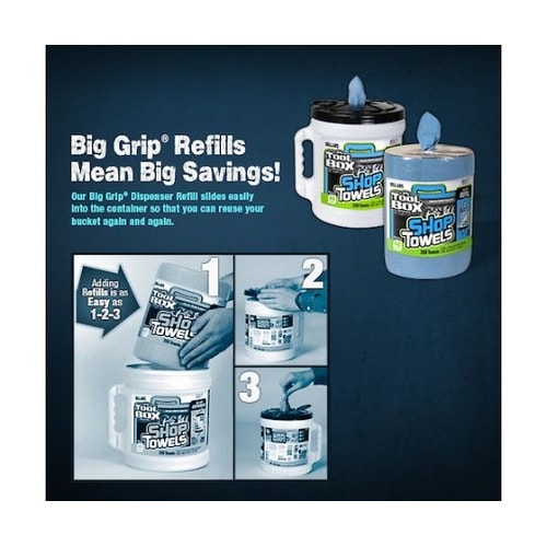 55207 ショップタオル 詰め替え用青