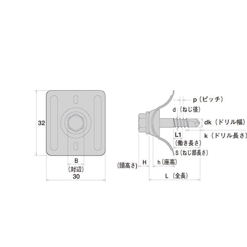 SHX25 ストッパー付ヘックス