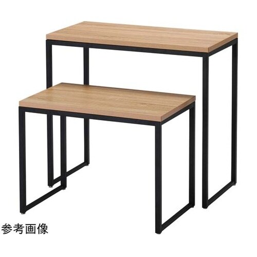 ショーテーブル D45cm ブラックフレ