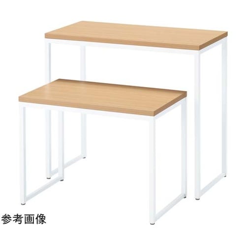 ショーテーブル D45cm ホワイトフレ