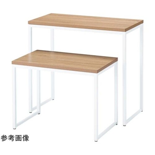 ショーテーブル D45cm ホワイトフレ