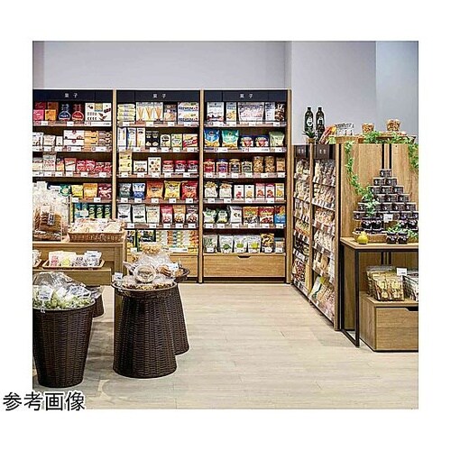 TW メラミン木棚5段付きセット W90