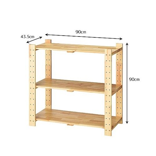 ウッドシェルフ W90cm H90cm