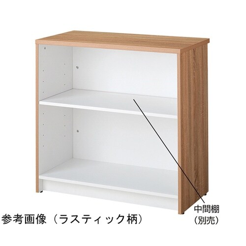 木製カウンター W90cm ホワイト 6