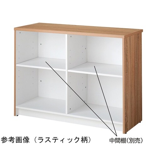 木製カウンター W120cm ホワイト