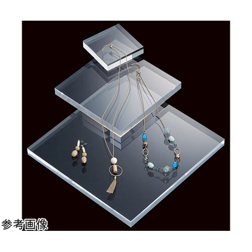 アクリル厚板ステージ 正方形 10cm角