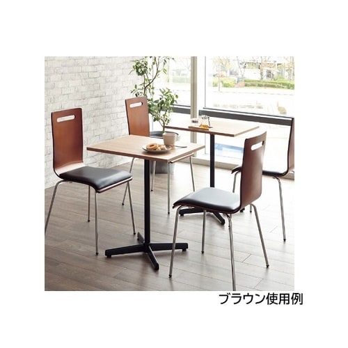 曲げ木スタッキングチェア 座パッド付き