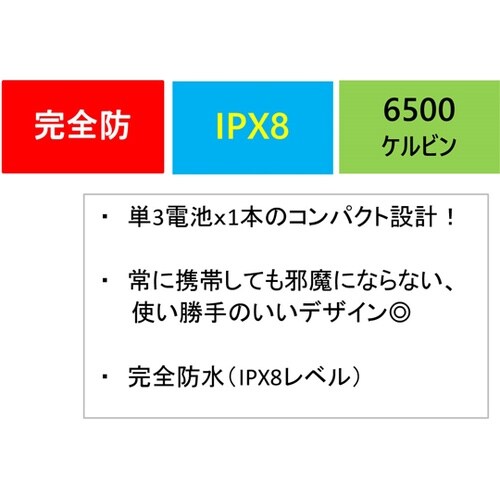 クールビーム 完全防水LEDライト Ze