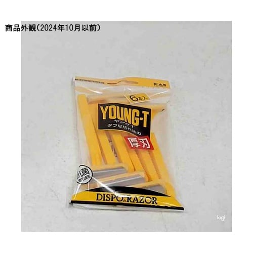 カミソリ ヤングT 6本入 T−6