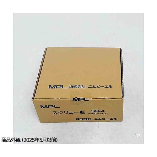 スクリュー瓶 白 SR−4 C/P付 1