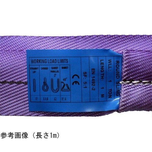 CEラウンドスリングN型 使用荷重100