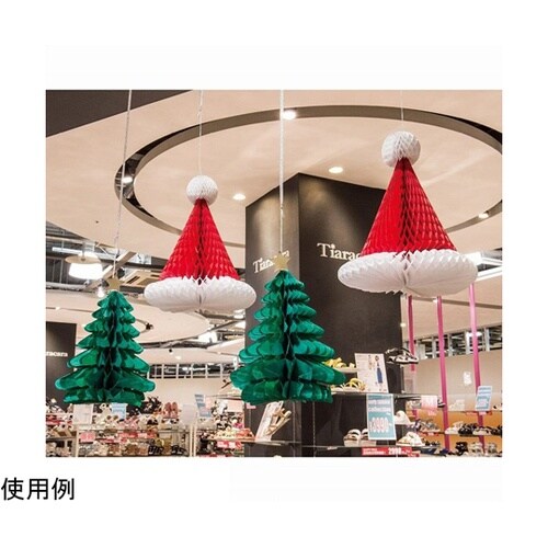 クリスマスハニカムセット(サンタ帽子・ツ
